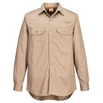 FR705 - Vented FR Shirt Khaki