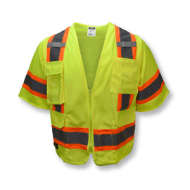 SV63 Class III Safety Vest with Clear ID Pocket