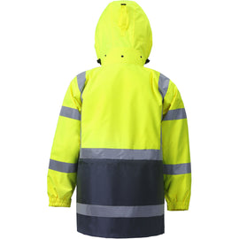 700J-Lime C3 Rain Jacket Safety Green