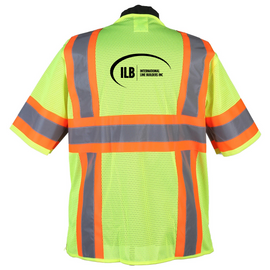 M7148-ILB Class III Safety Vest Safety Lime