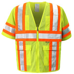 M7148-ILB Class III Safety Vest Safety Lime