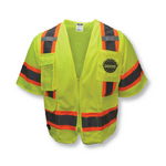 SV63 Class III Safety Vest with Clear ID Pocket NorCal